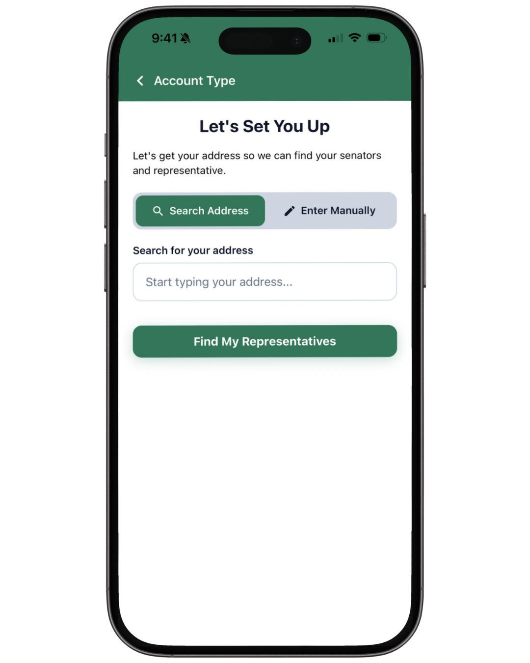 CivixThread app — Find your representatives